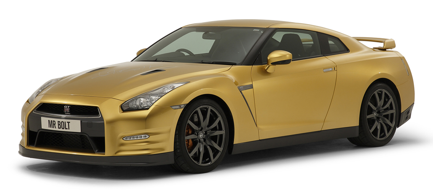 日産R35GT-Rウサイン・ボルトスペシャルのフロントスタイリング