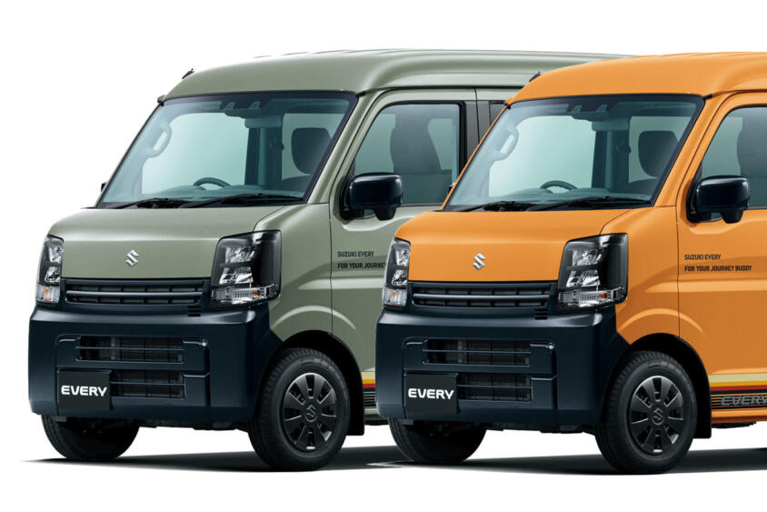 ド派手なオレンジと流行りのアースカラーの新色を追加！　スズキ・エブリイが特別仕様車「Jリミテッド」を設定