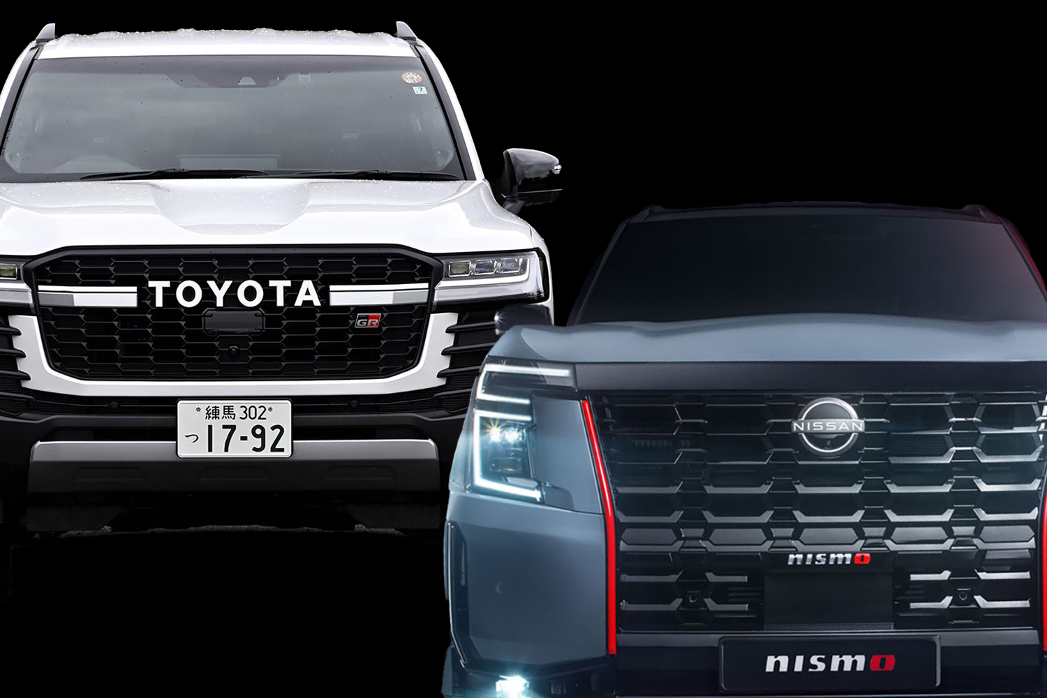 日産パトロールNISMOとランクル300を比べてみたらスペック上の数値の差は圧倒的だった