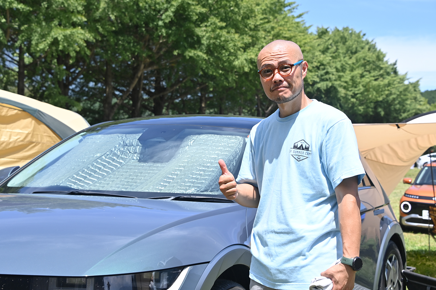 IONIQ 5のオーナーズクラブ代表を務めている辻榮 亮（つじえ りょう）さん