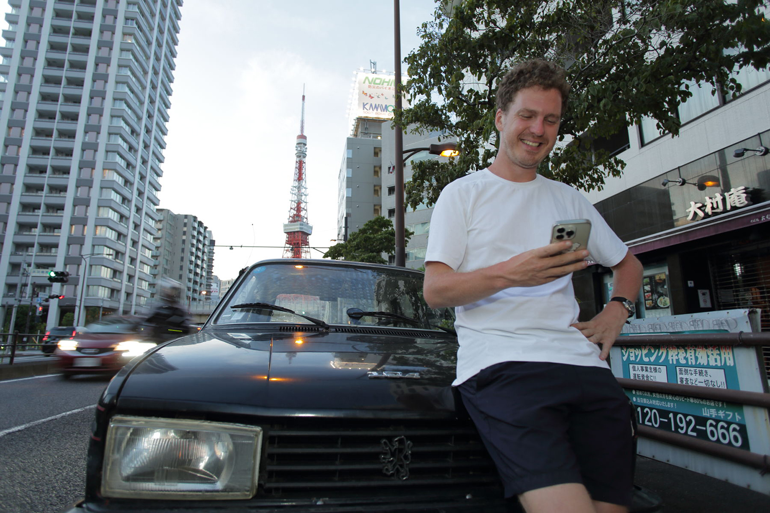 プジョー104でフランスから日本まで旅してきたルナンさん 〜 画像2