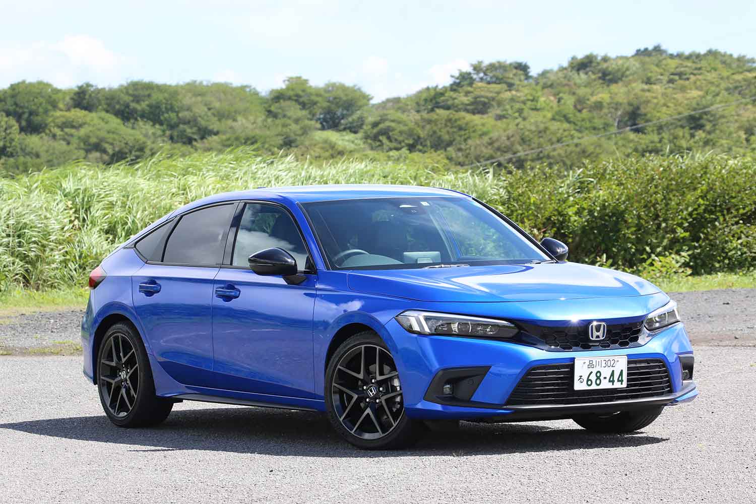 ホンダ・シビック e:HEVのフロントスタイリング