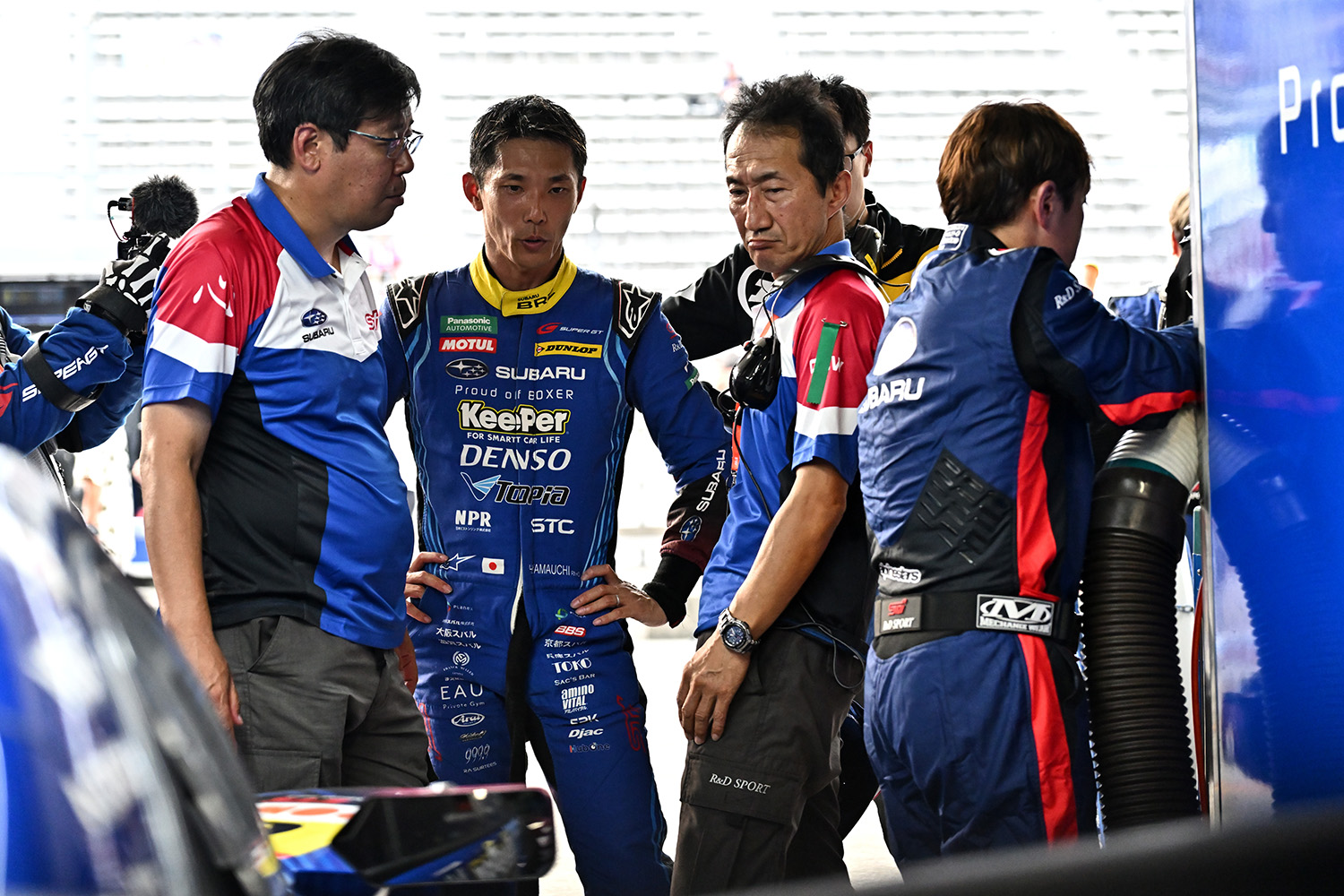 レースを終えた山内選手