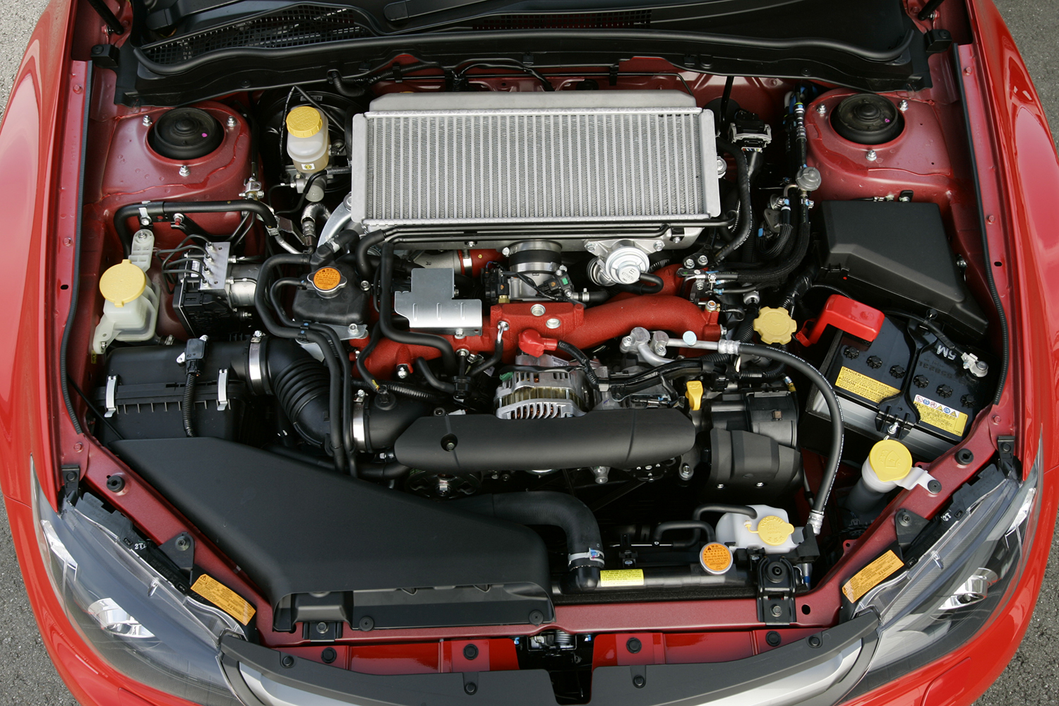 スバル・インプレッサWRX STI（GRB）のエンジンルーム 〜 画像20