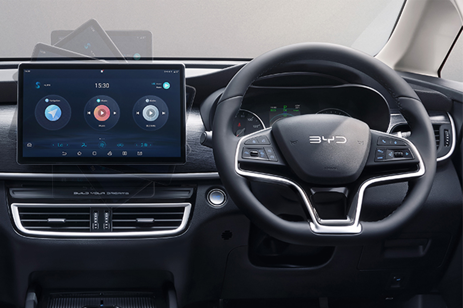 BYD M6のインパネ