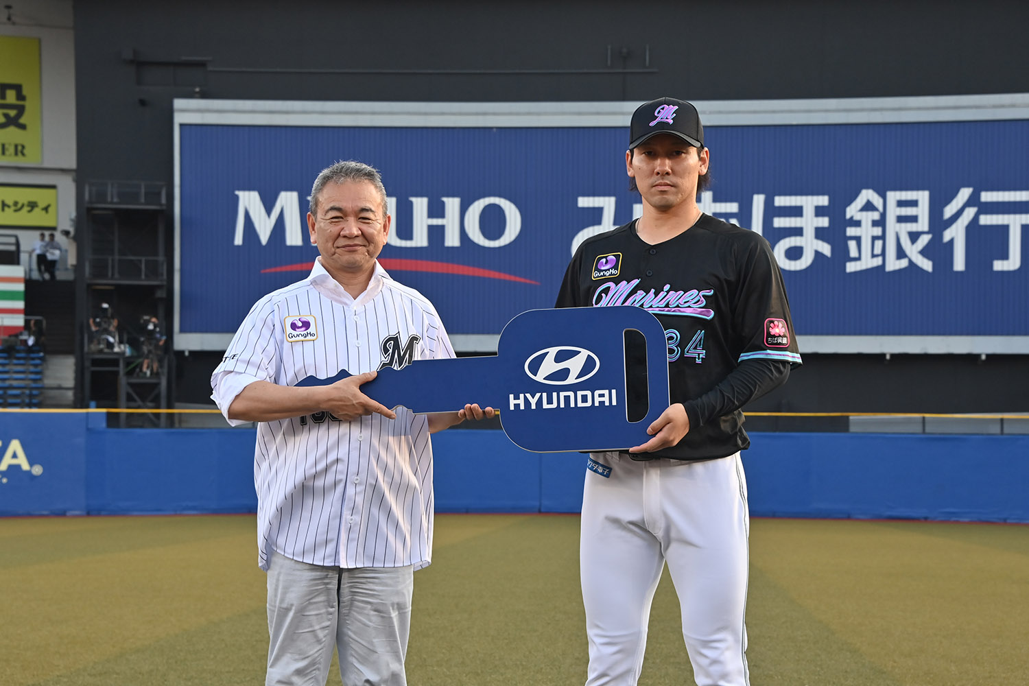 千葉ロッテマリーンズ高野脩汰投手とHyundai Mobility Japan代表取締役社長 七五三木敏幸さん 〜 画像12