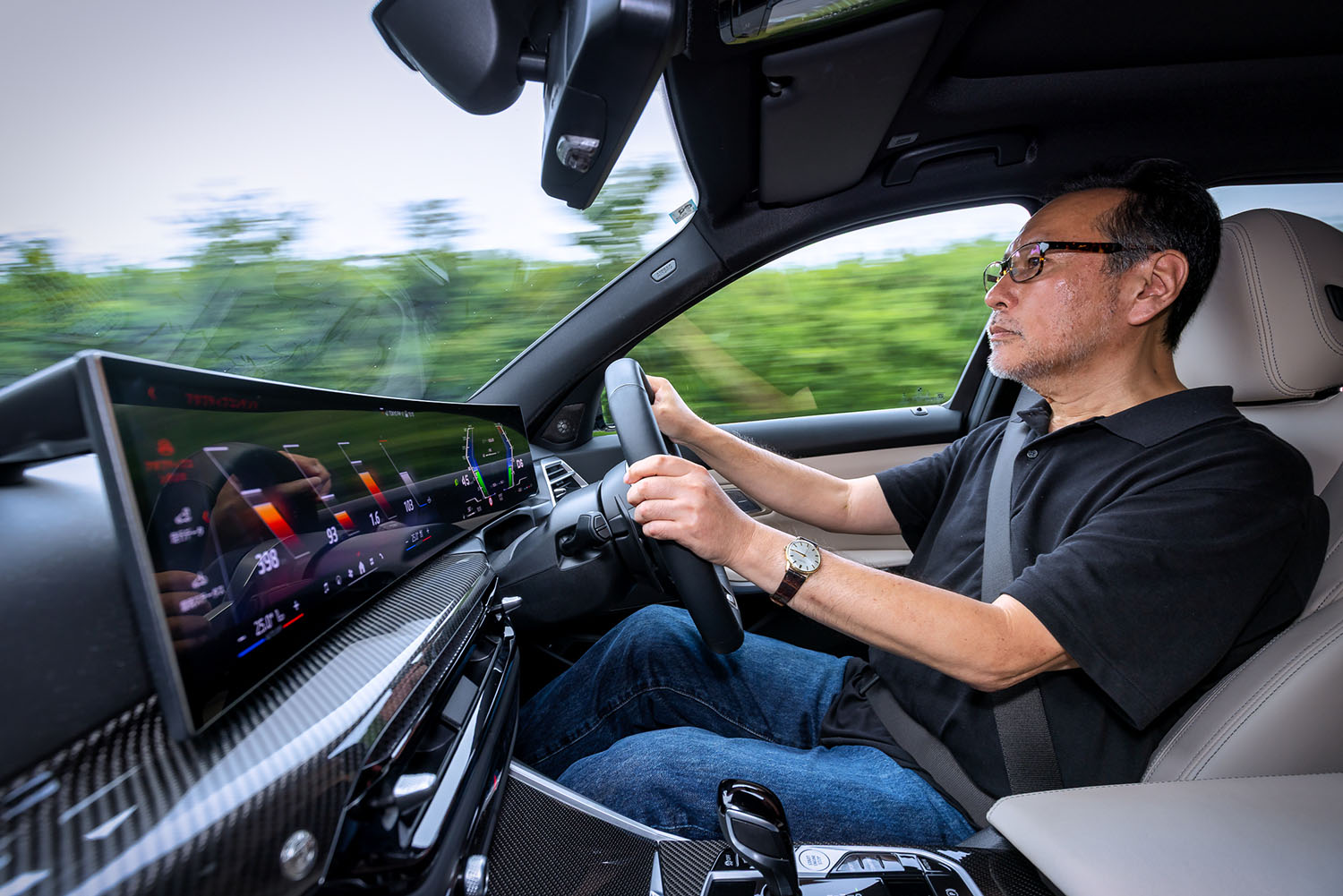 アルピナD3S ツーリングを運転する山崎元裕さん 〜 画像32