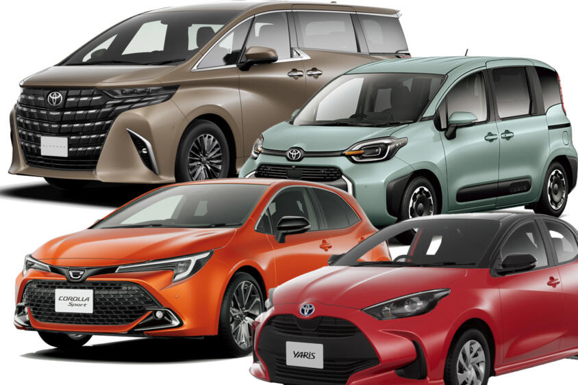 いくら待たされてでも「トヨタ車がほしい！」　新車販売ランキングTOP10がほぼトヨタ車の「一強」になっているワケ