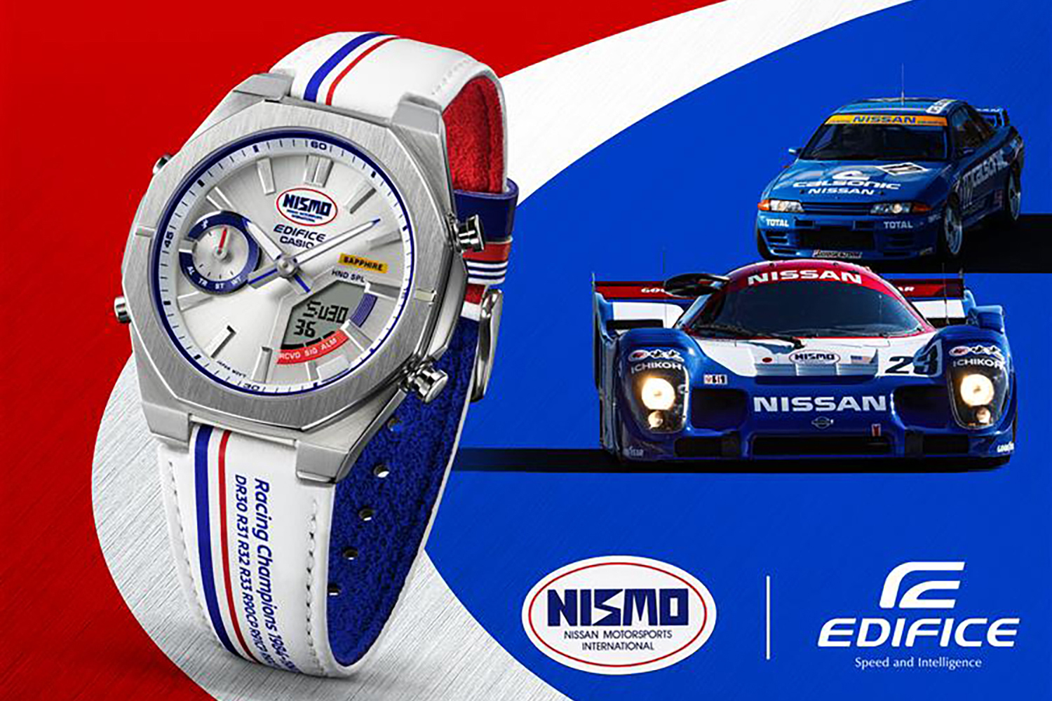カシオ・エディフィス NISMOヘリテージエディション「ECB-S10NIS」