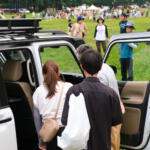 【画像】話題の「超新型デリカミニ」をどこよりも早く展示したのはキャンプ場！　オフロードや登坂の体験もできる「スターキャンプ2025 in 朝霧高原」で三菱車のスゴさを知った 〜 画像7