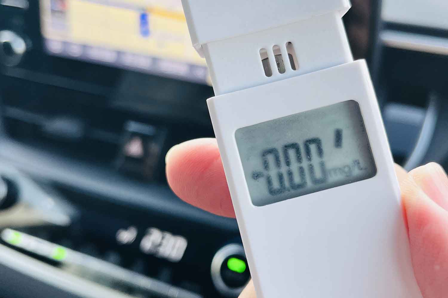 呼気中アルコール計測のイメージ