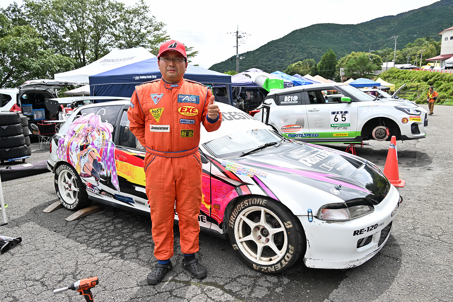 全日本ジムカーナに出場中の旧世代国産スポーツカー 〜 画像1