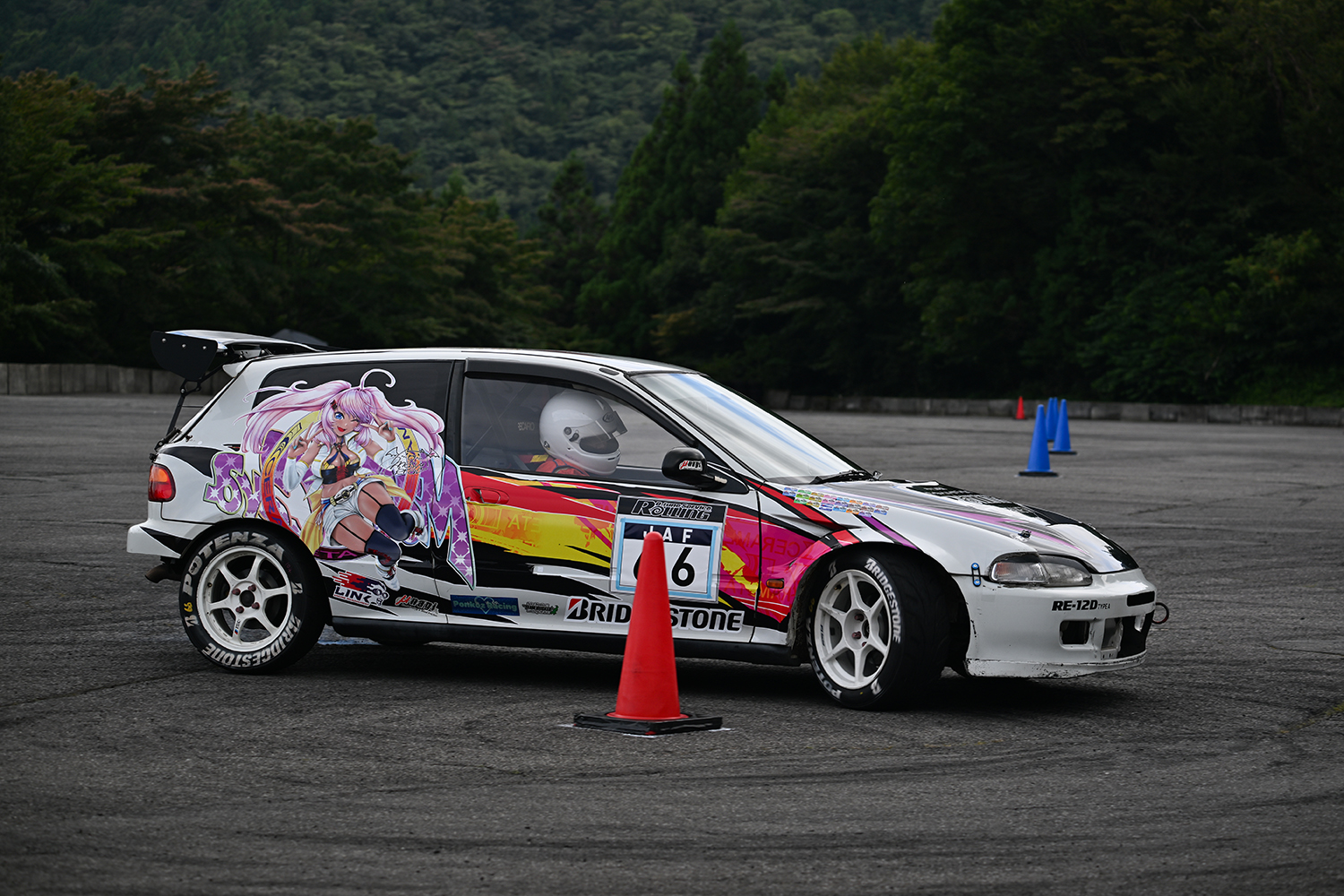 山越義昌選手の駆るシビック