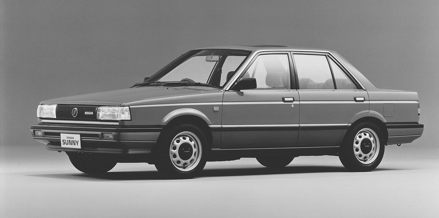 日産サニーのフロントスタイリング
