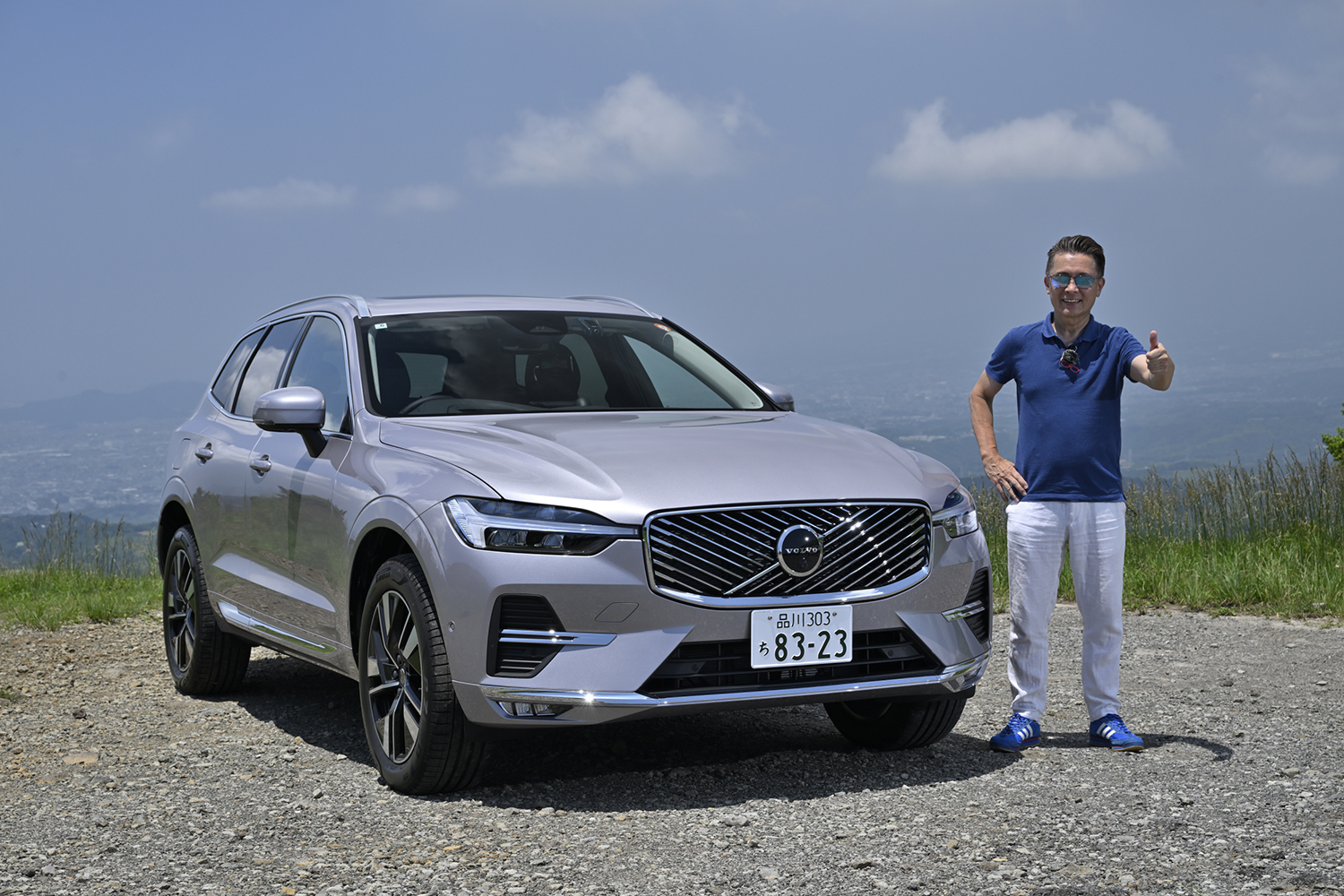 ボルボXC60と桂伸一さん