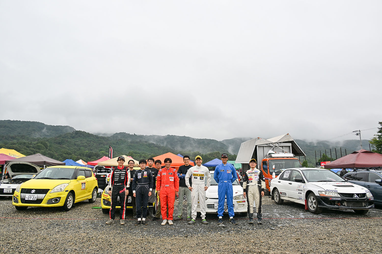 ダートトライアルシーンで注目を集めるナゾの集団「藤原大学自動車部」とは 〜 画像59