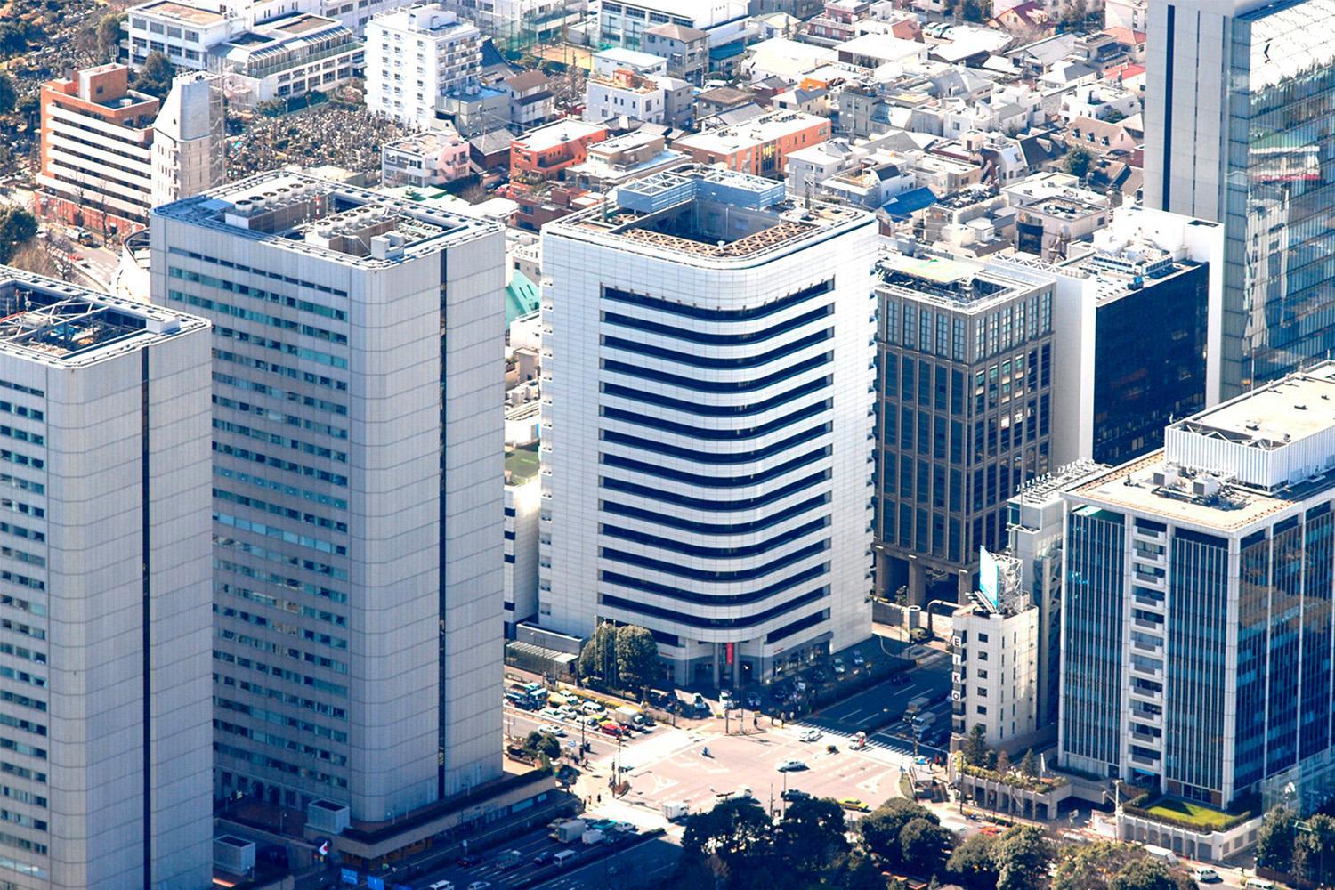 バブル時代の東京の街並み