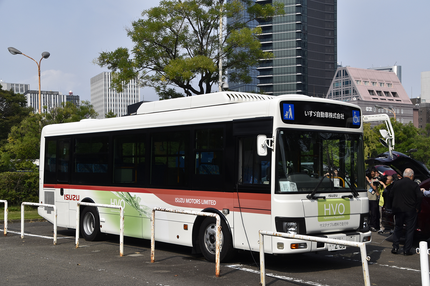 HVOで走行するいすゞ製路線バス 〜 画像14