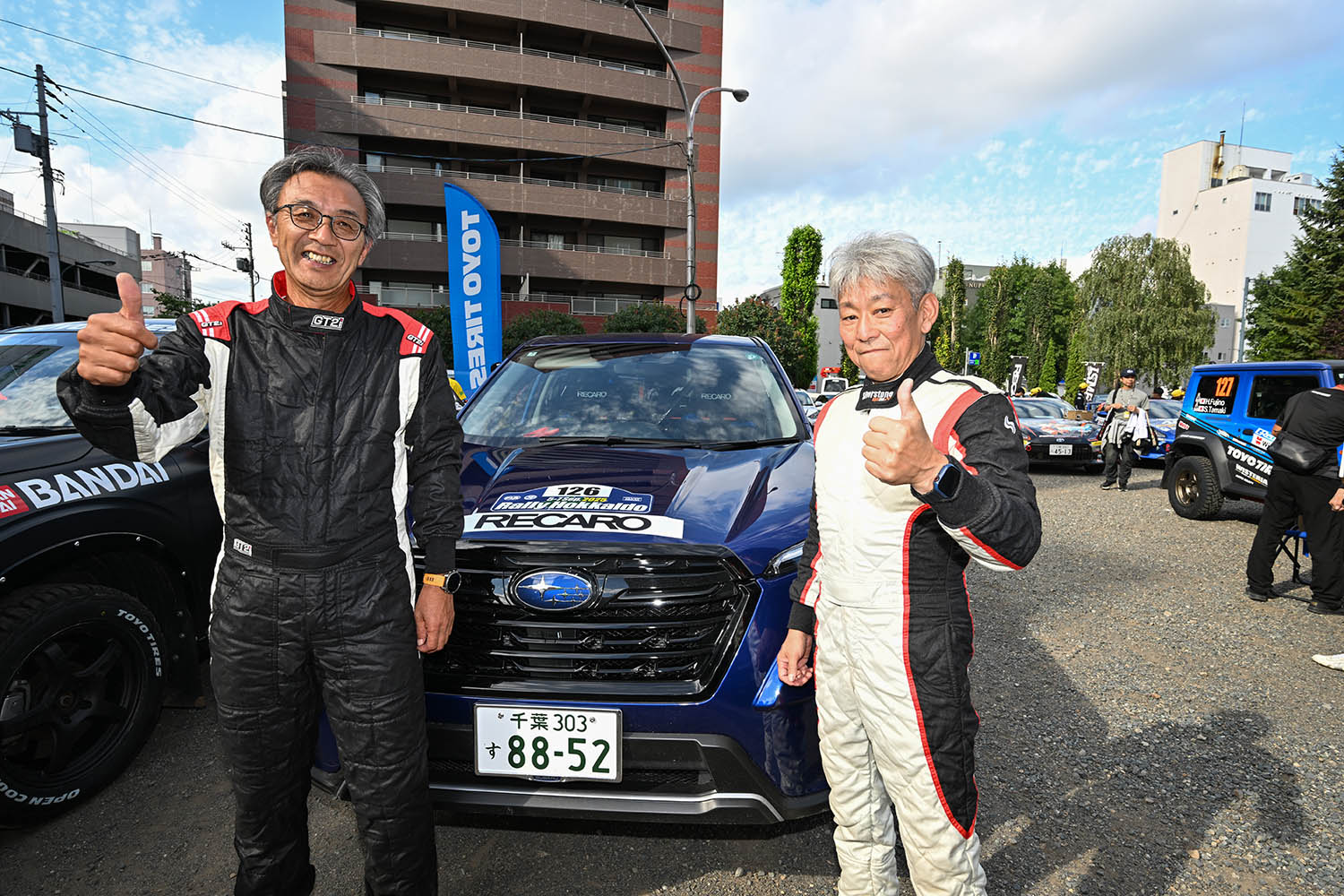 126号車「SMaSH CUSCO FORESTER」と高桑選手
