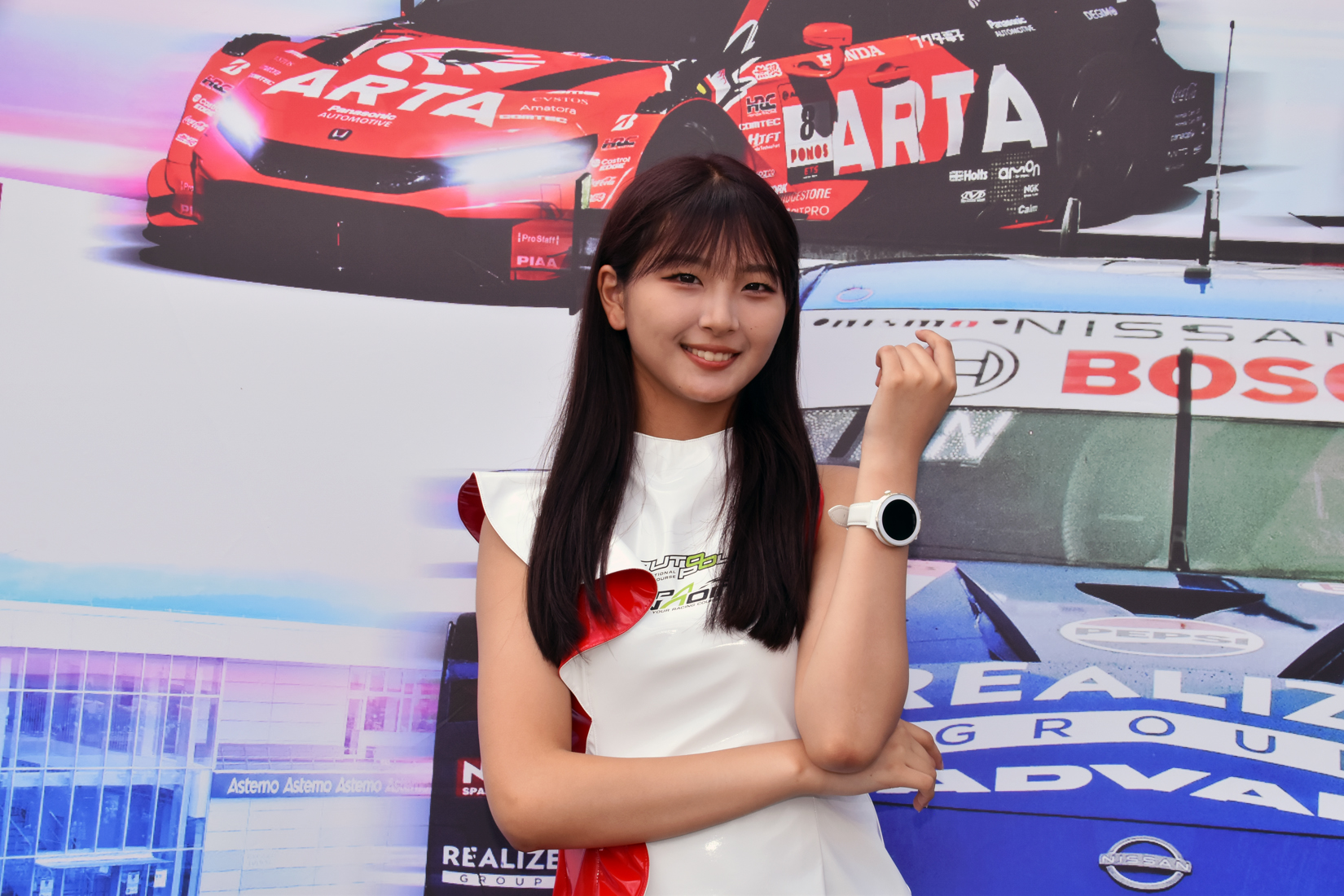 AUTOPOLISサーキットクイーンの髙田 蘭さん