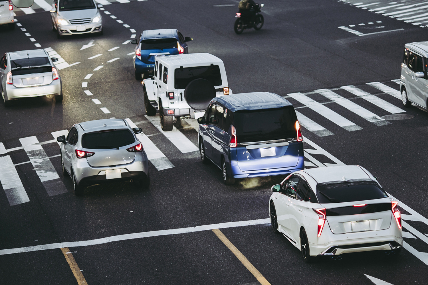 右折レーンのイメージ