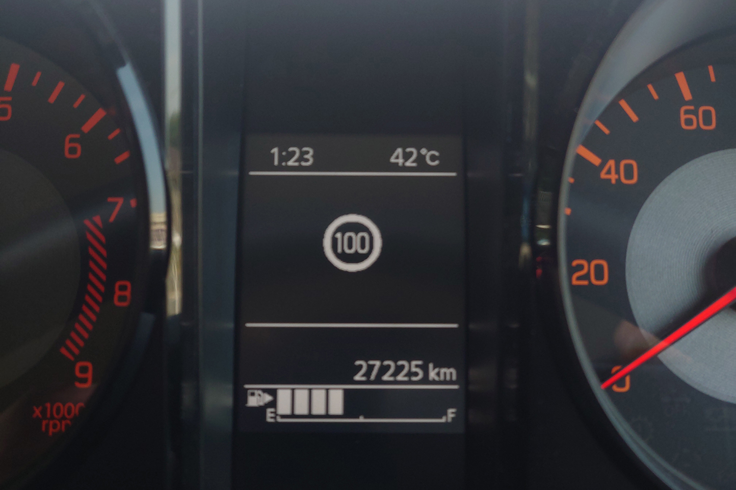 外気温表示のイメージ