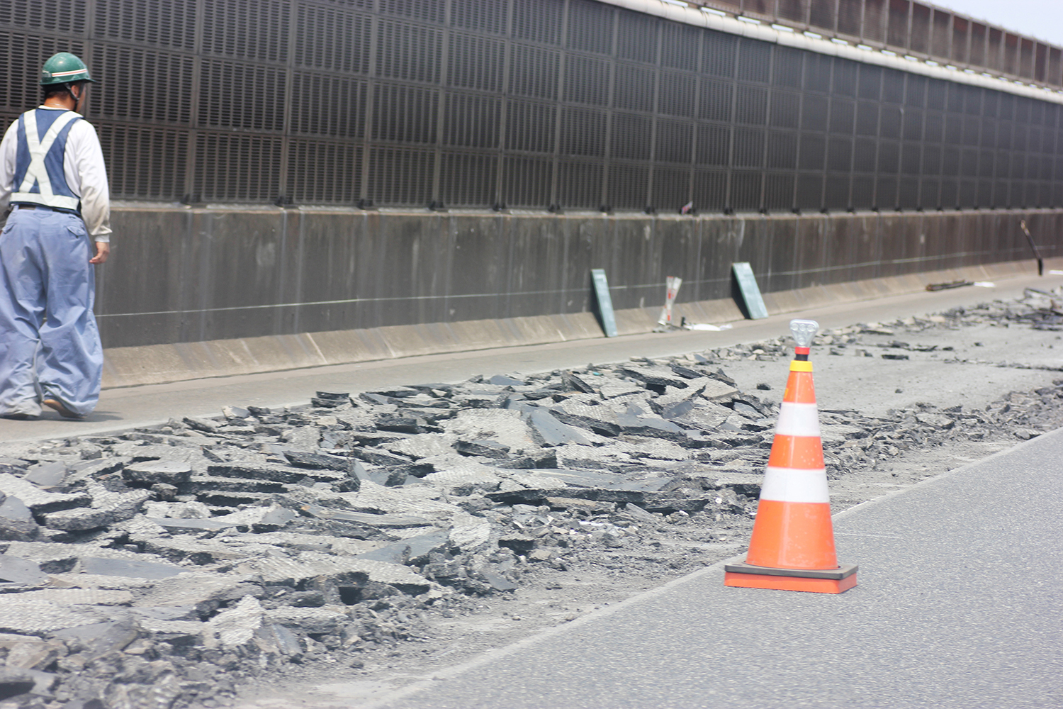 高速道路の工事
