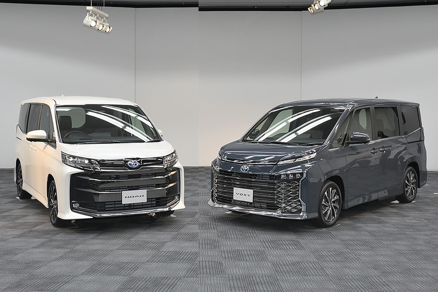 トヨタ・ノアとヴォクシーのフロントスタイリング