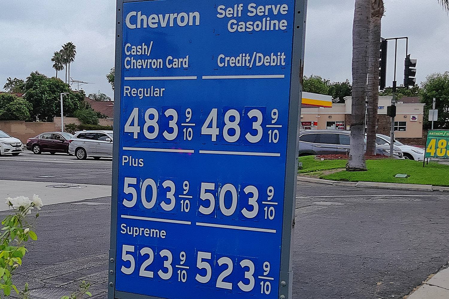 アメリカのガソリンの値段