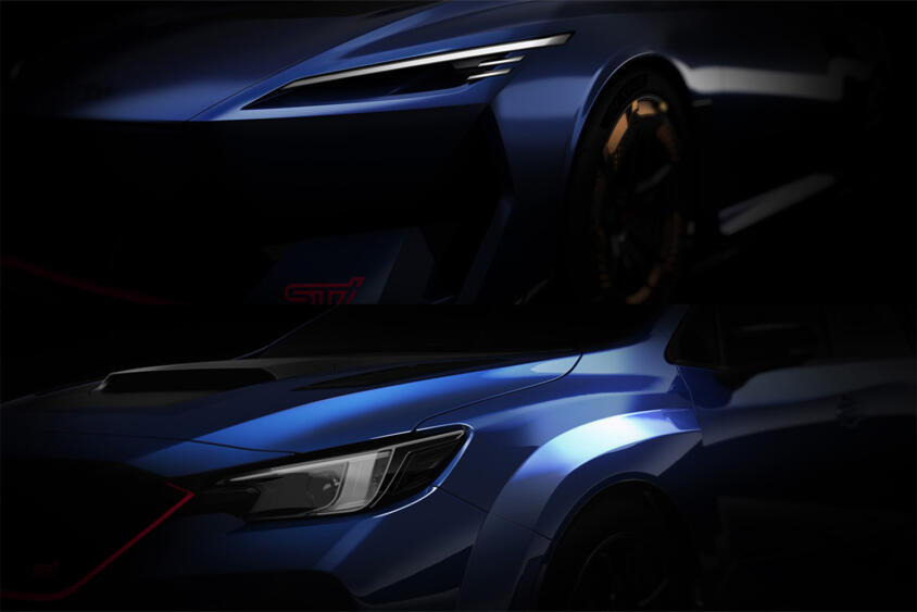 電動と内燃機関の２台のSTIコンセプトモデルを世界初公開！　ジャパンモビリティショー2025でスバルはふたつの世界観でブース展開