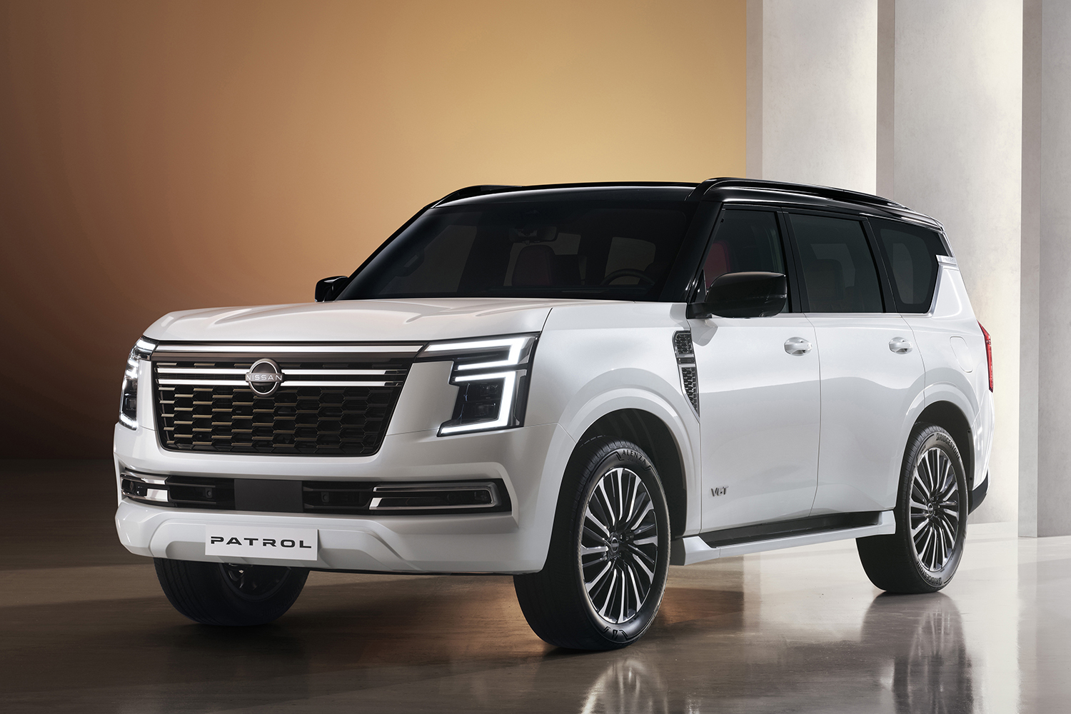 日産パトロールのフロントスタイリング