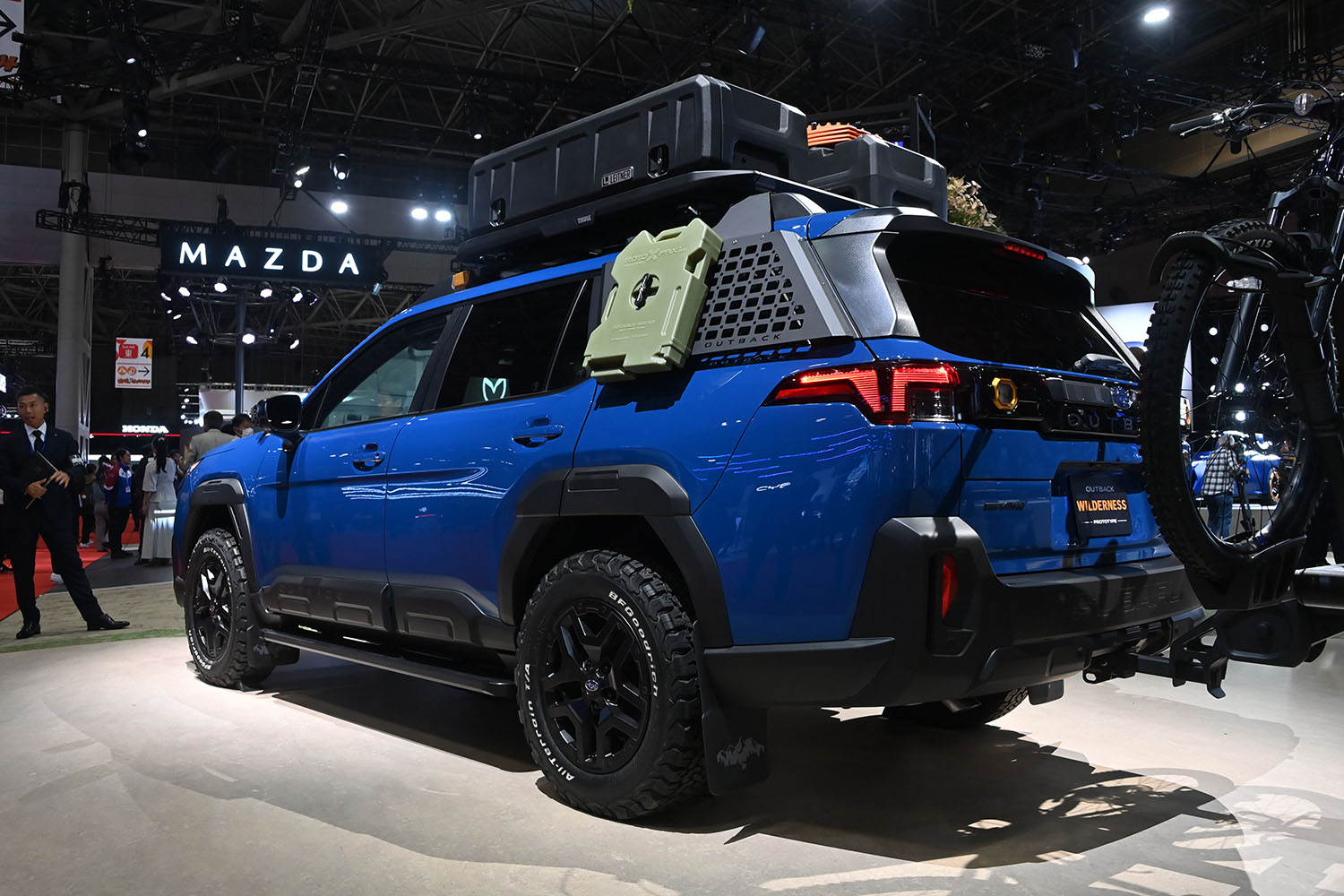 スバル・アウトバック・ウィルダネスのリヤスタイリング