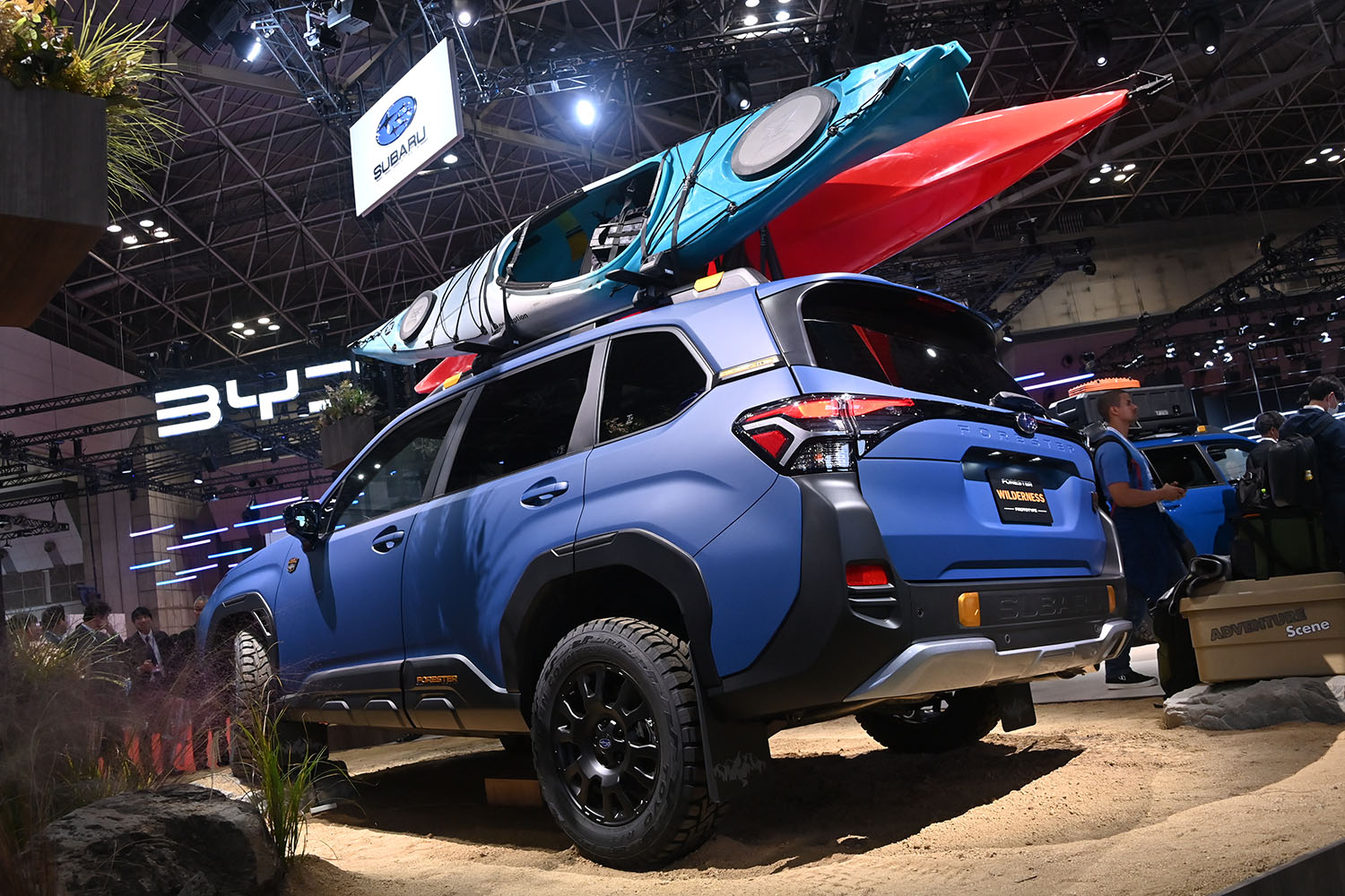 スバル・フォレスター・ウィルダネスのリヤスタイリング