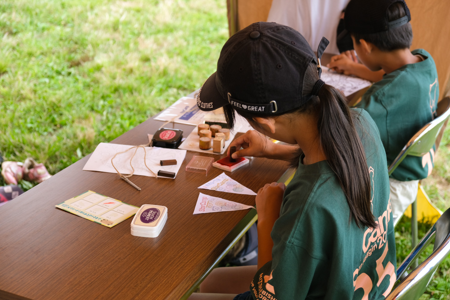 モノづくりワークショップ(オリジナルガーランドづくり)のブース 〜 画像42