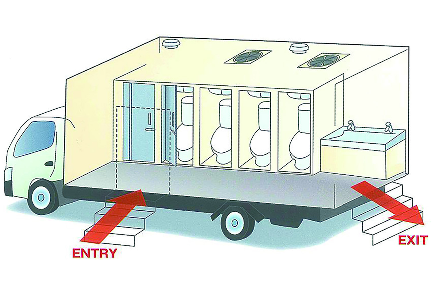 「トイレトラック」の見取り図