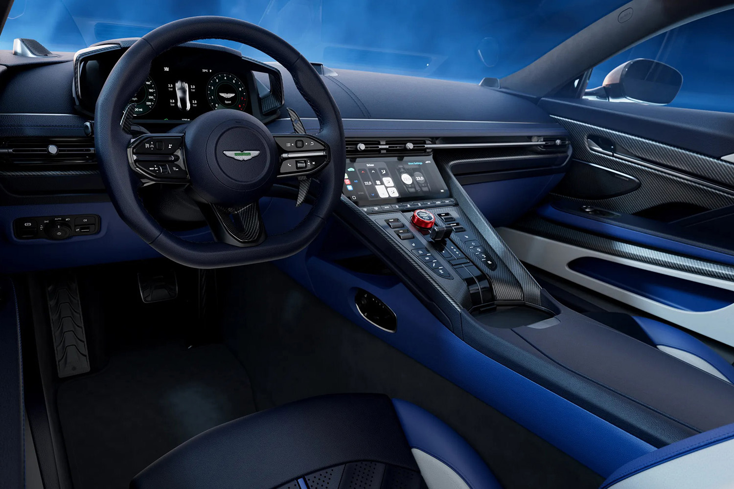 アストンマーティンDB12 Sのインテリア