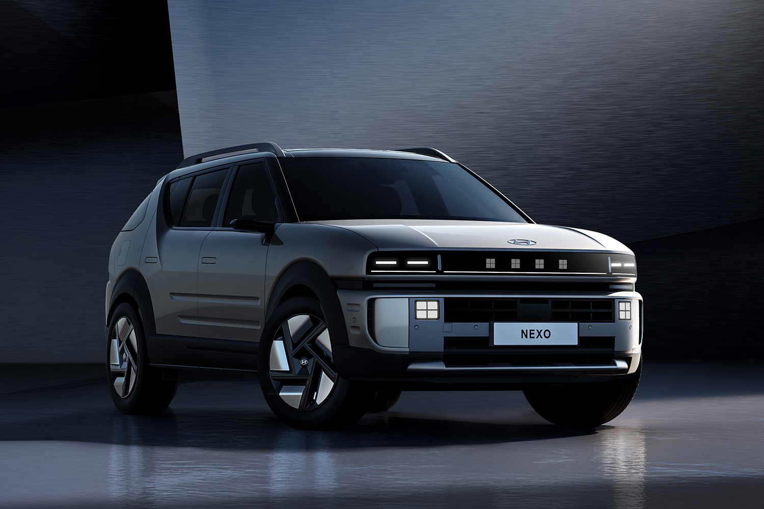 The all-new NEXOのフロントスタイリング