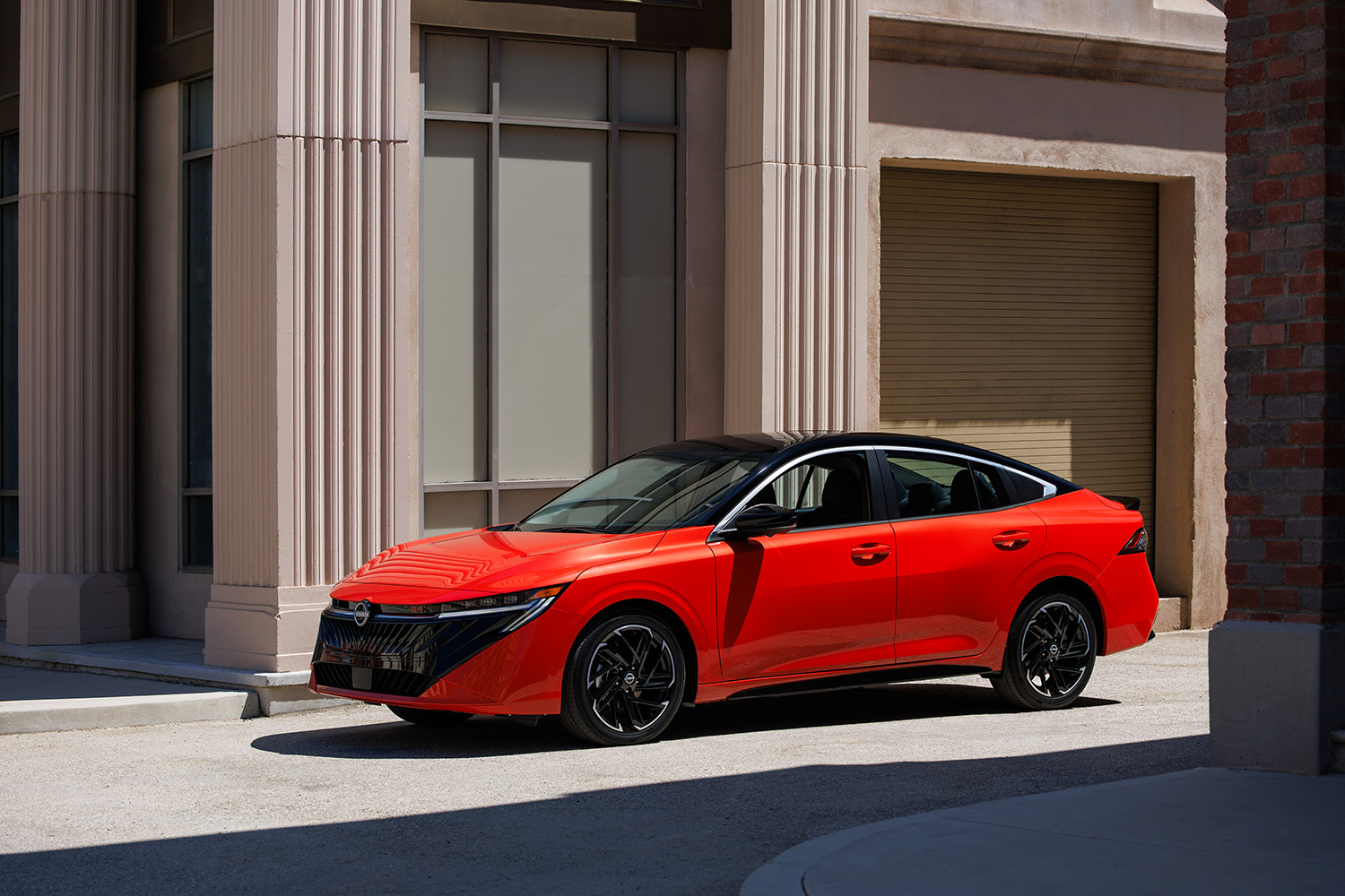新型「日産セントラ」のフロントスタイリング