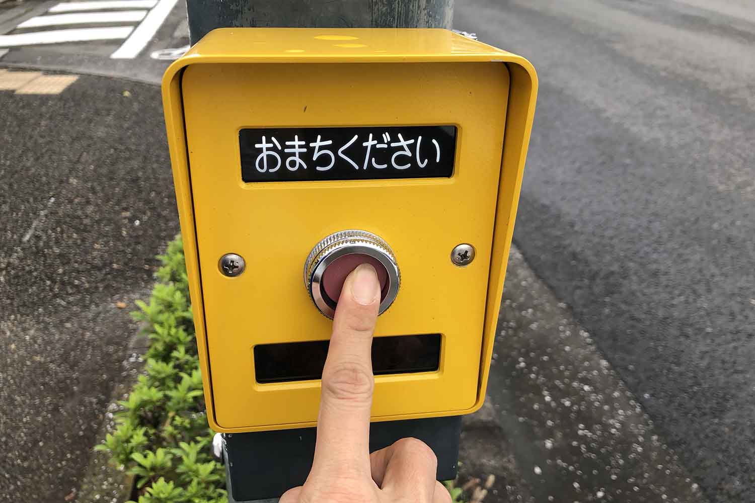 日本の歩行者用押しボタン信号