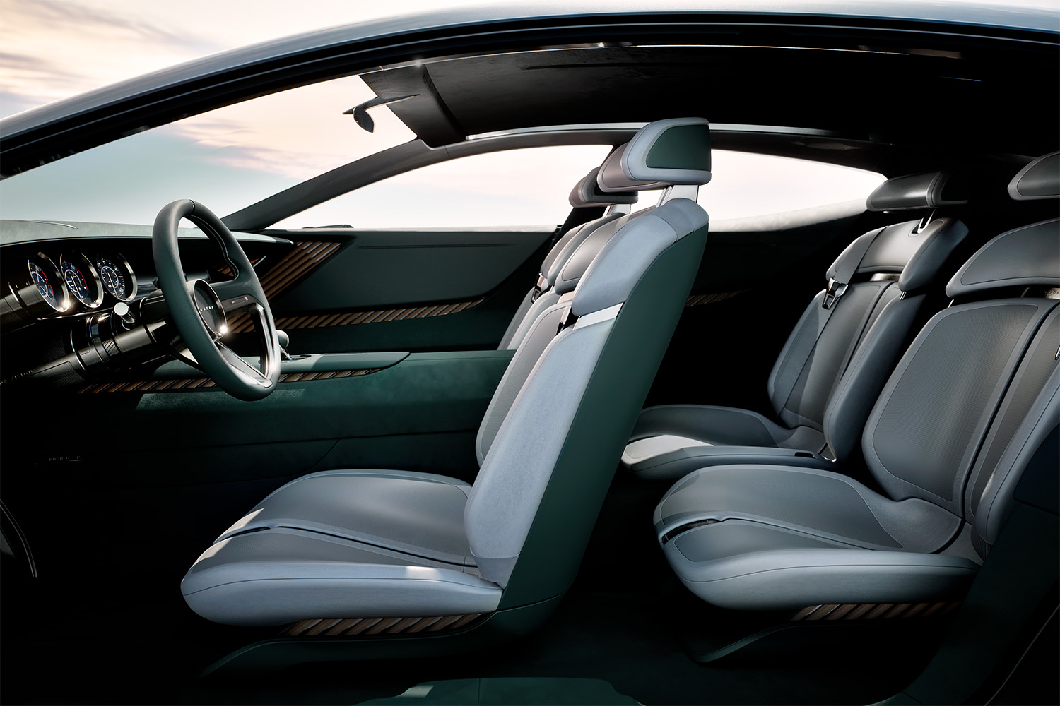 マツダ ビジョン クロスクーペのインテリア