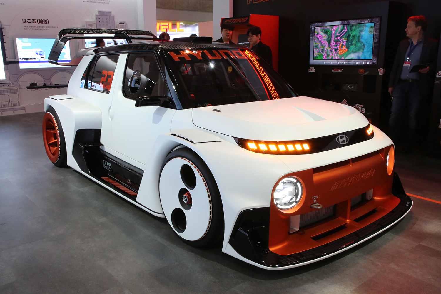 ヒョンデ・インステロイドのフロントスタイリング