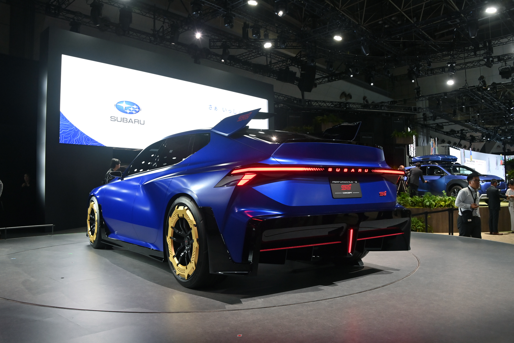 JMS2025に展示されたスバル・パフォーマンスE STIコンセプトのリヤスタイリング 〜 画像25