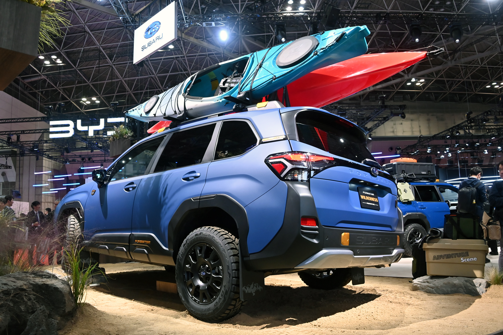 JMS2025に展示されたフォレスター・ウィルダネスのリヤビュー