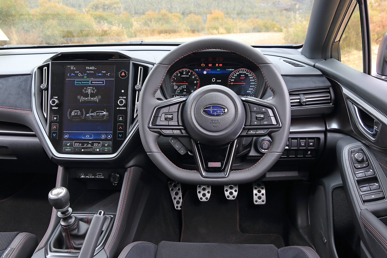 スバルWRX S4 tS Bスペックのコクピット