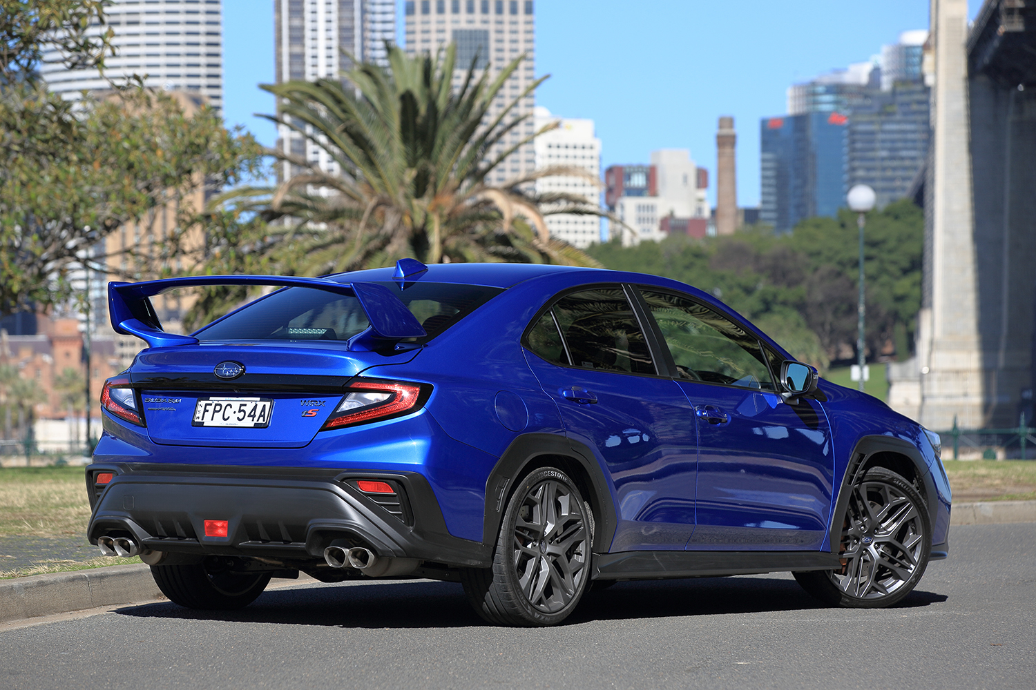 スバルWRX S4 tS Bスペックのリヤスタイリング