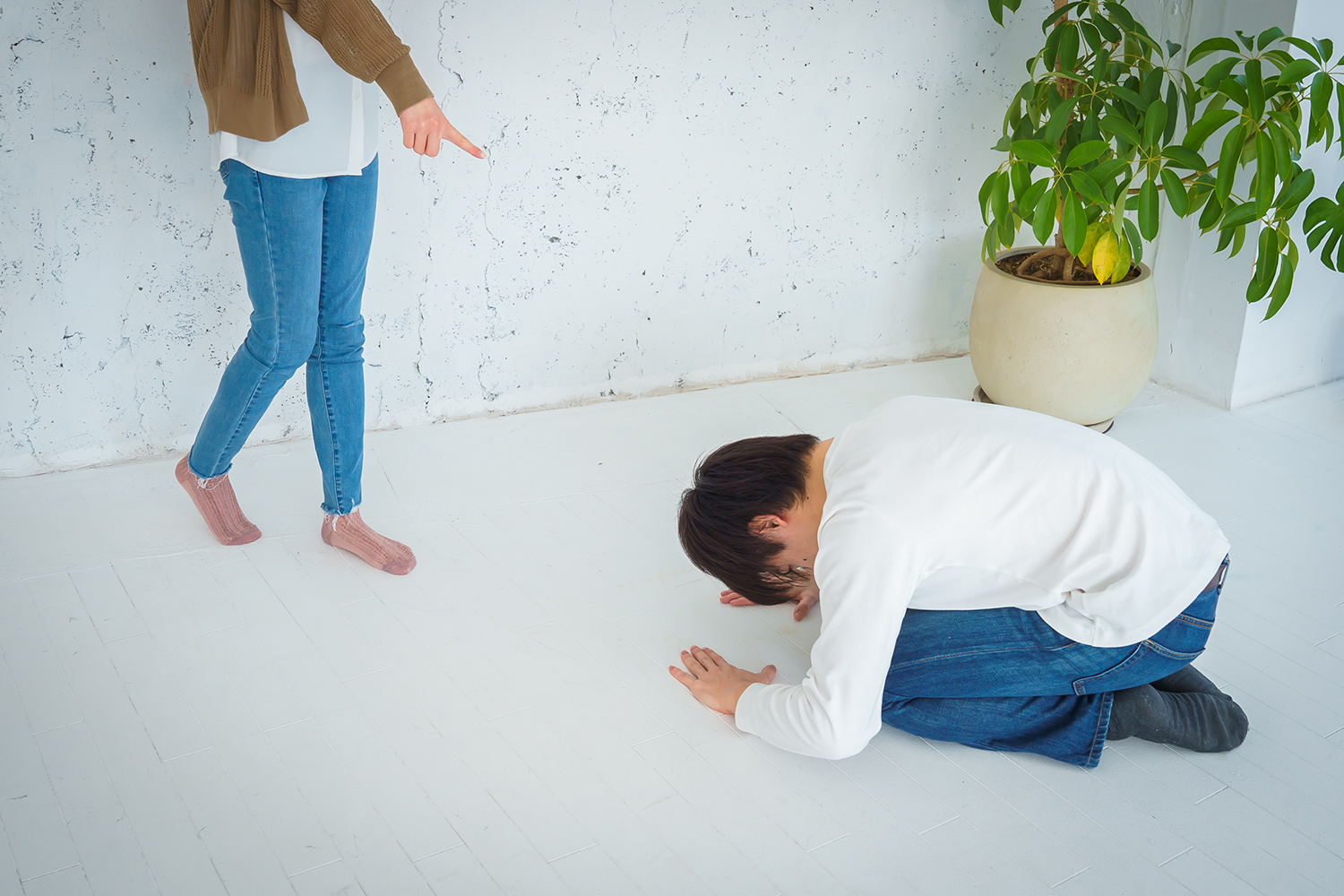 夫婦喧嘩のイメージ