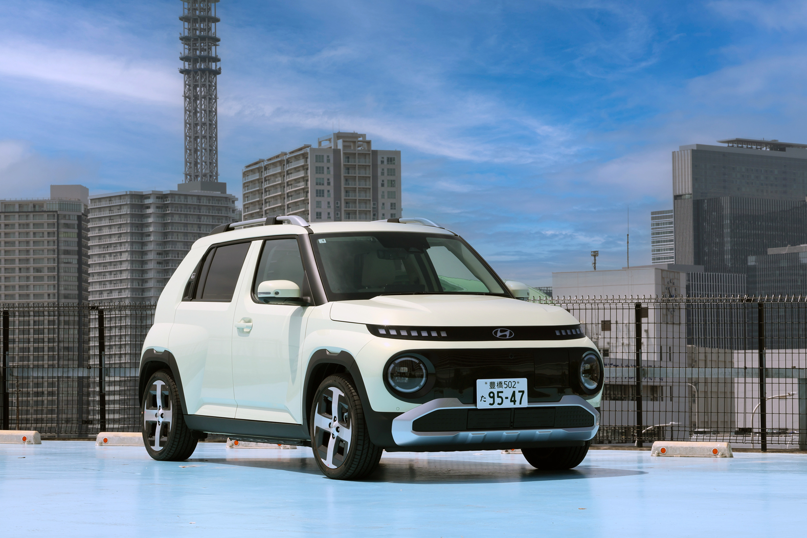 ヒョンデ インスターのフロントスタイリング