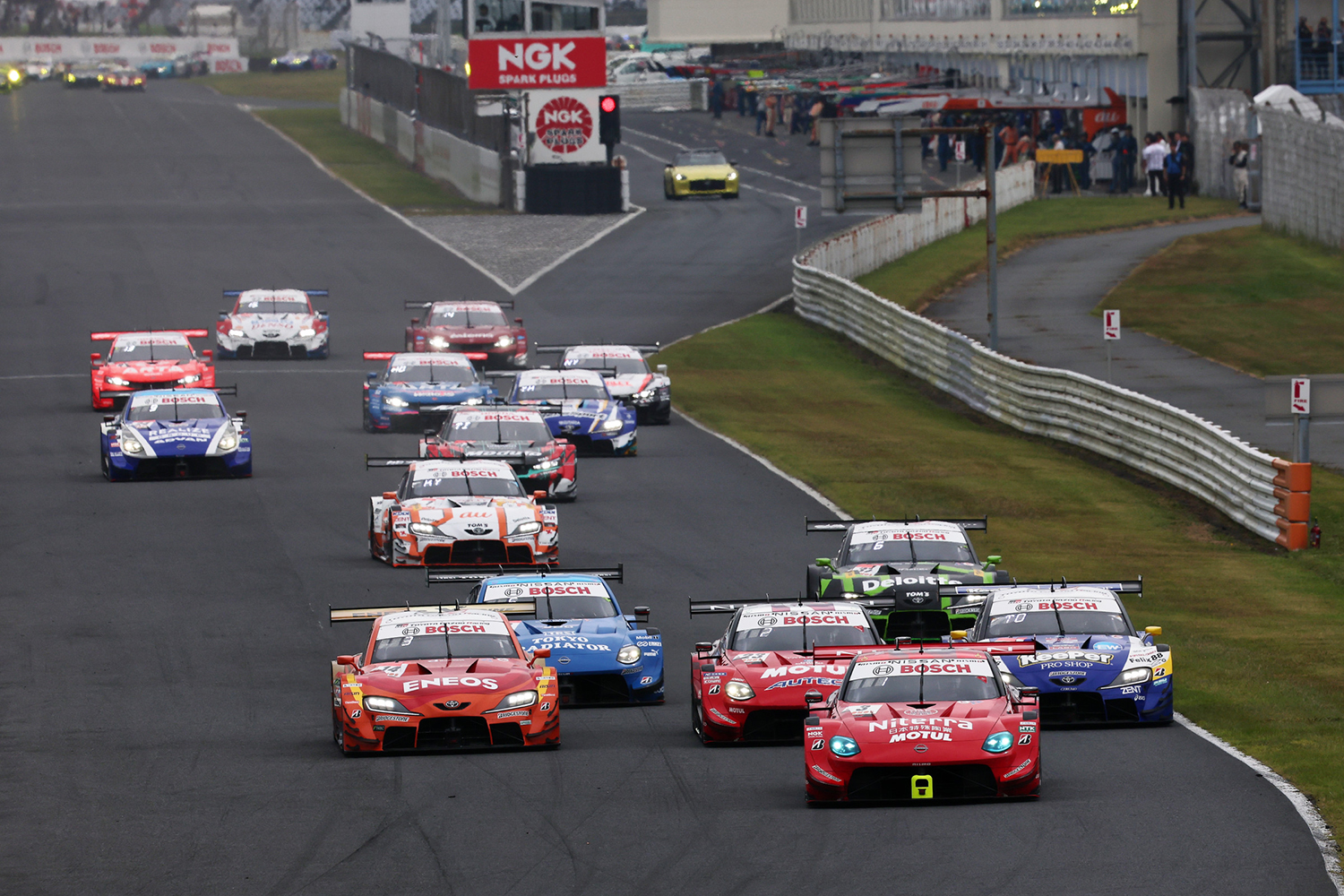 SUPER GT Rd7の様子
