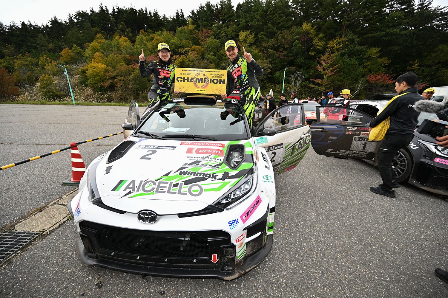 GRヤリスRally2を駆るヘイキ・コバライネン選手