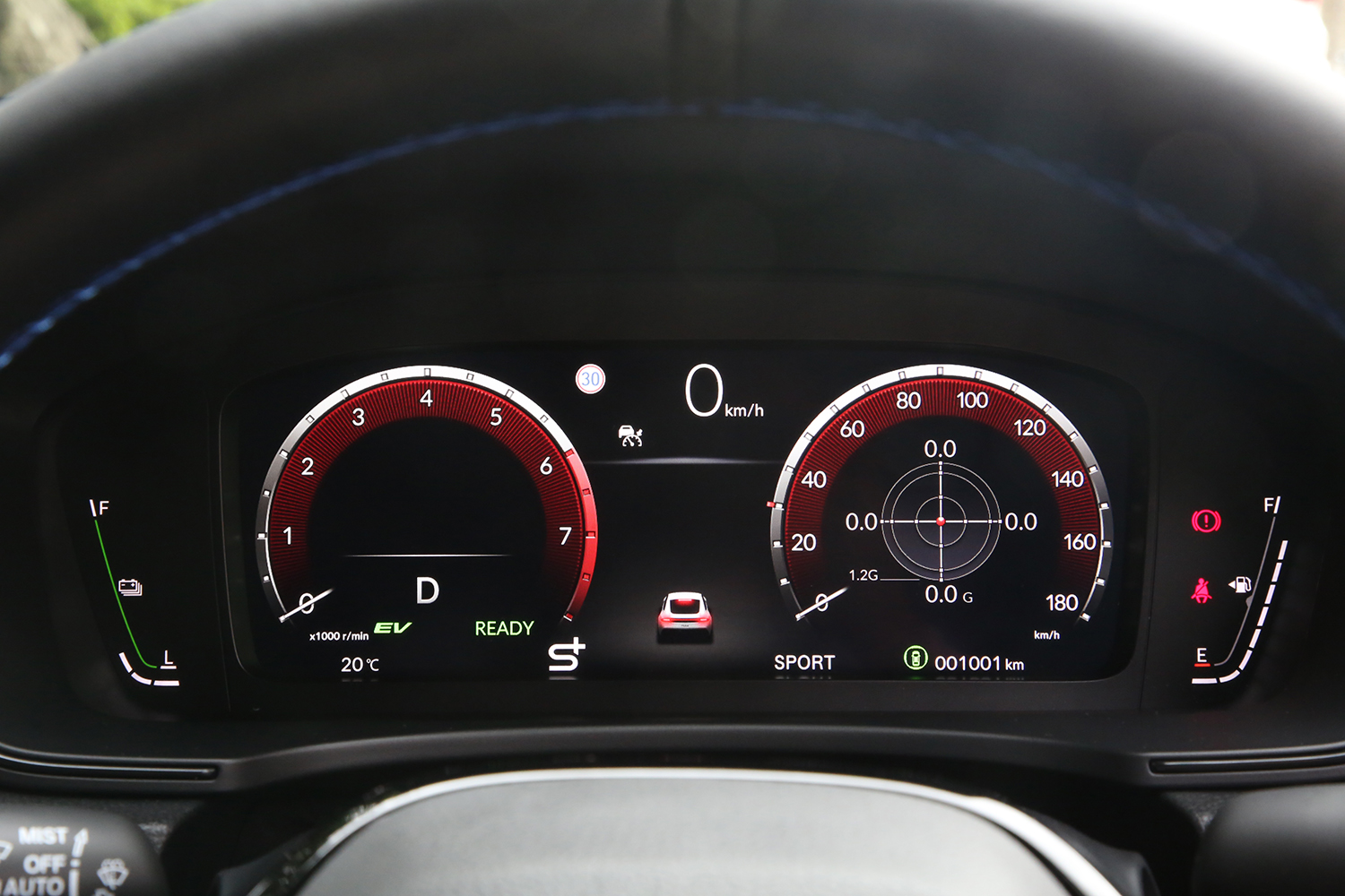 ホンダ・プレリュードのメーター内表示 〜 画像41